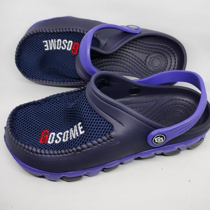 Promo Sepatu Sandal Pria Jumbo S40-44 Merk Gosome Model Crocs Baim