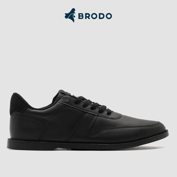 Promo Sepatu Pria BRODO Base Signature Eco Black (DE7)