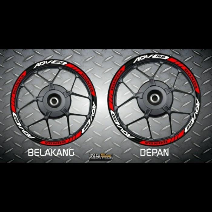 Stiker Velg ADV 160 Stiker Pelek ADV 160 Menyala