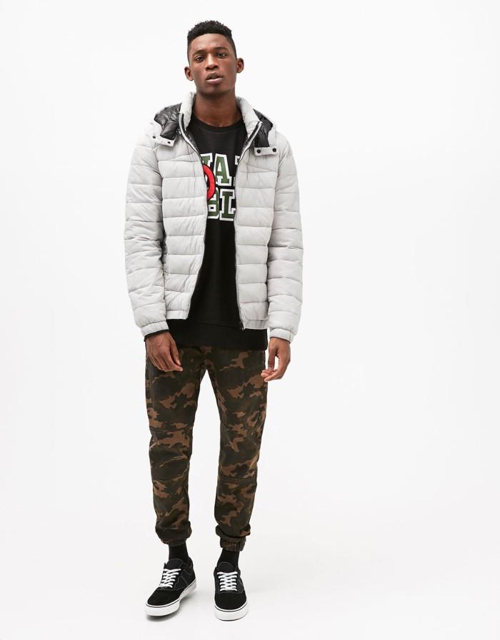 Promo Jaket Pria Musim Dingin Bershka Original Hitam
