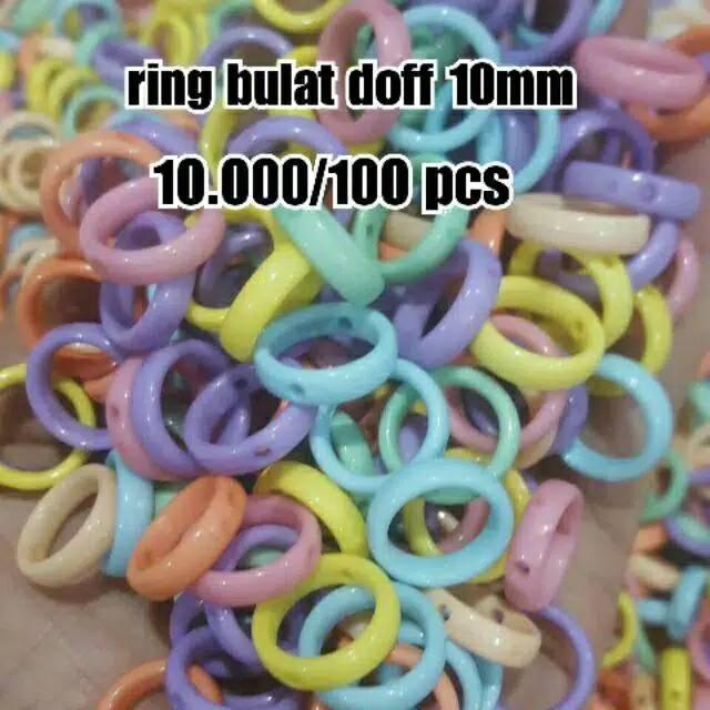 100 Pcs Ring Pandora Plastik Ring Pandora Silver Ring Pandora Bahan