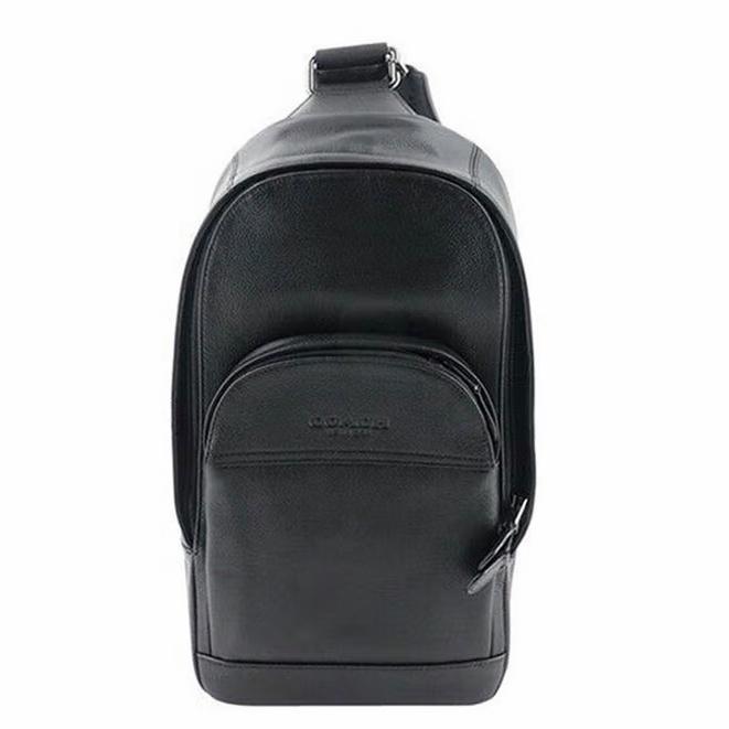 Coach  49312  counter latest full leather striped black basket