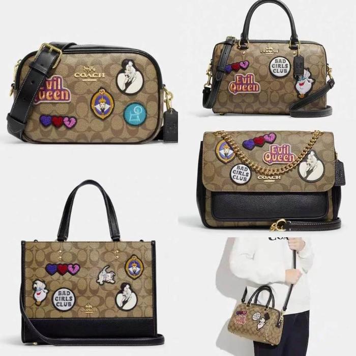 873  Coach original barrel bag tas bantal tas selempang