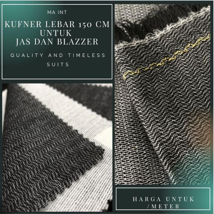 Kufner Lem Sisik Untuk Lapisan Pengeras Blazzer Dan Jas Per Meter