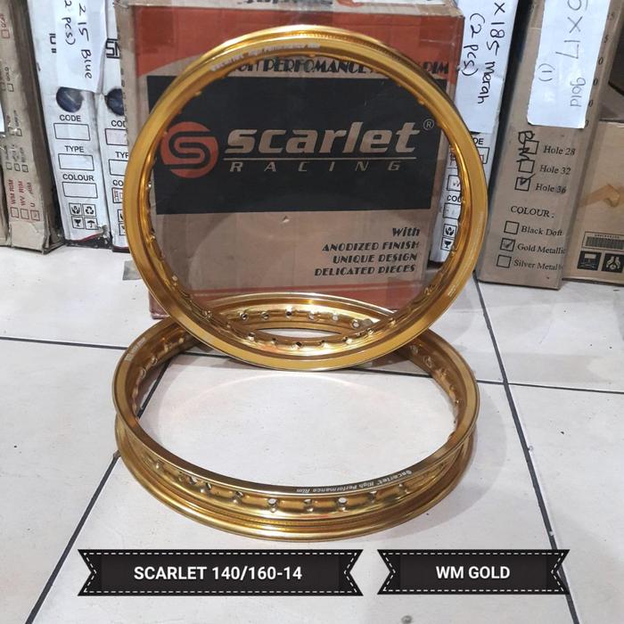 Velg Motor Scarlet Original RING 14 17 140 215 VELG SCARLET