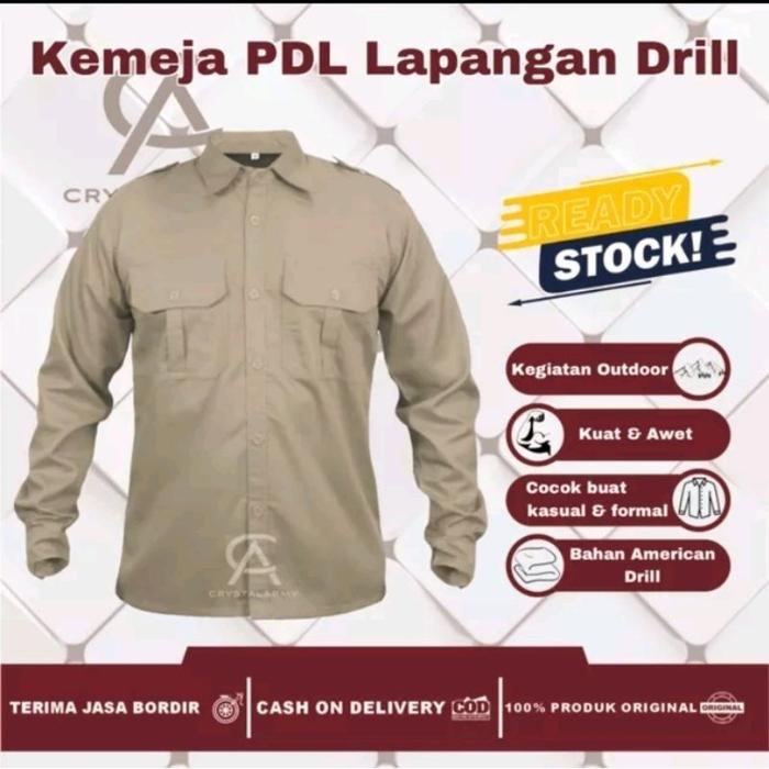 Kemeja Pdl Lapangan / Kemeja Pdl / kemeja Kerja Pria / Kemeja formal