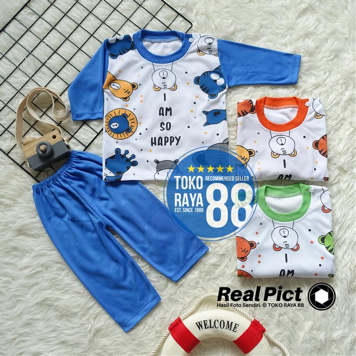 " [SPY-RF123] TOKO RAYA 88, Setelan Baju Bayi 3-18 Bulan, RED FOREST I