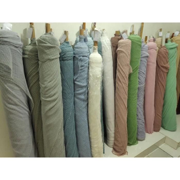Kain Tile Plisket Dot Pleated Dotty Bridesmaid