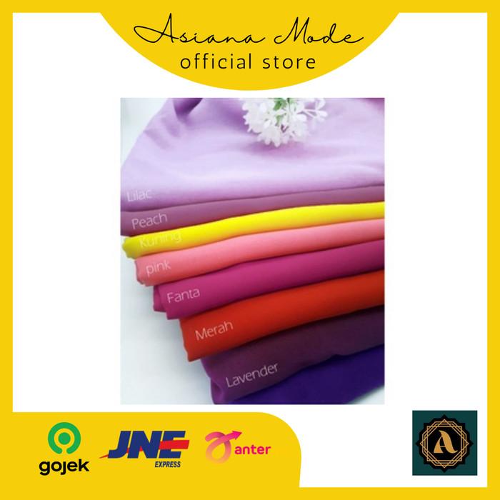 Bahan Kain Sifon Hycon Hicon Hycone Polycotton