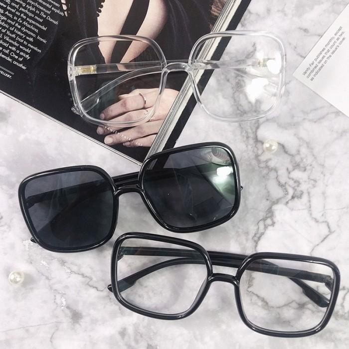 KACAMATA PHOTOCROMIC SQUARE KOTAK FRAME ANTI RADIASI IMPORT COD KC107