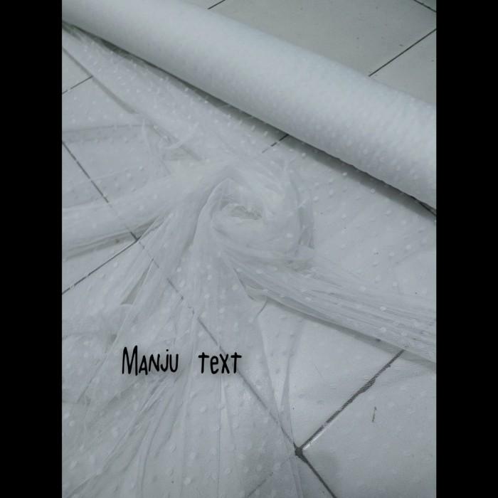 kain Tile Dot / tile polkadot /bahan Tulle dot/dress,gaun,dll TERMURAH
