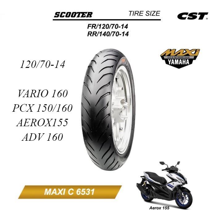 BAN CST AEROX 155 PCX VARIO 160 MAXI C 6531 - 120/70-14 RING 14 BAN