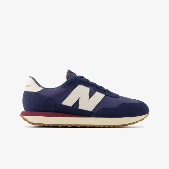 Sepatu Sneakers Pria NB 237 V1 Navy MS237CM ORIGINAL 100%