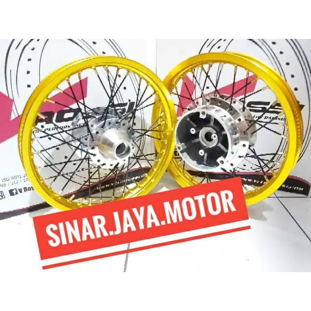 Paketan velg pelek pelak velk yamaha aerox ring 14 velg v-rossi 140