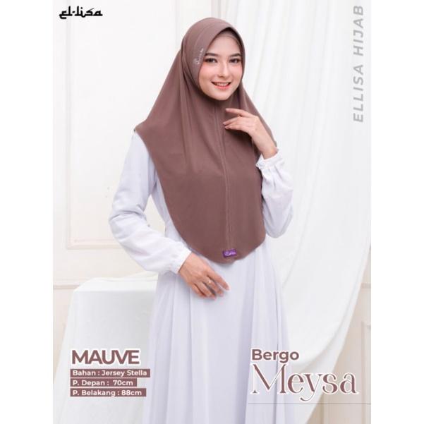 stok Jilbab instan polos BERGO MEYSA ELLISA HIJAB