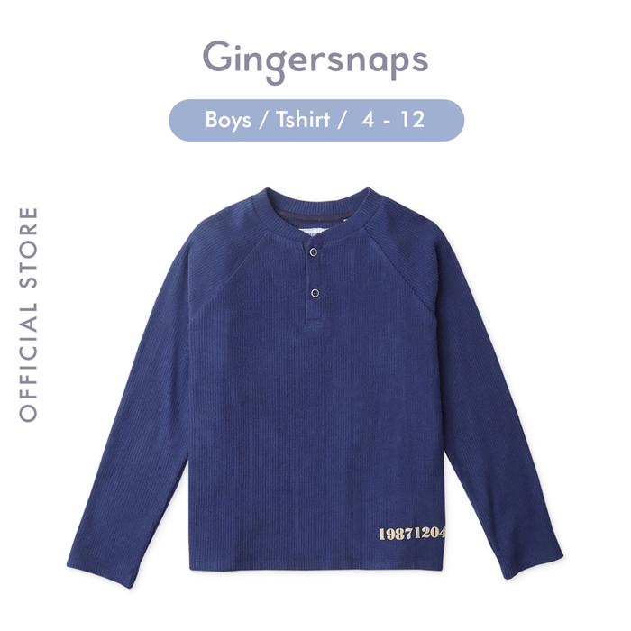 Gingersnaps Winter Thrift Shop Tshirt Blue - Kaos Anak Laki (Biru)