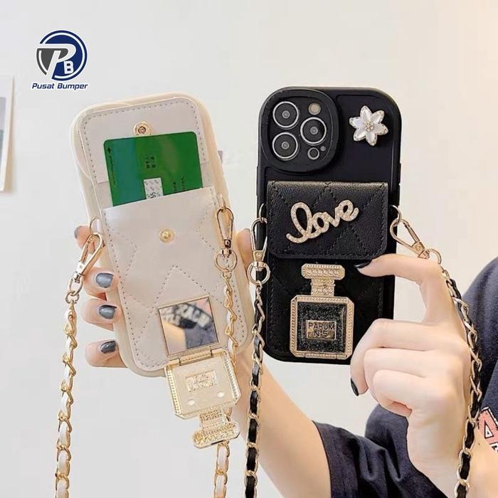 GC06 SOFTCASE TAS TALI RANTAI FOR SAMSUNG A01 M01 A02 M02 A02S A03S