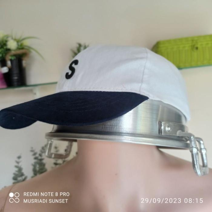 Topi LOGO S second brand original stelan besi
