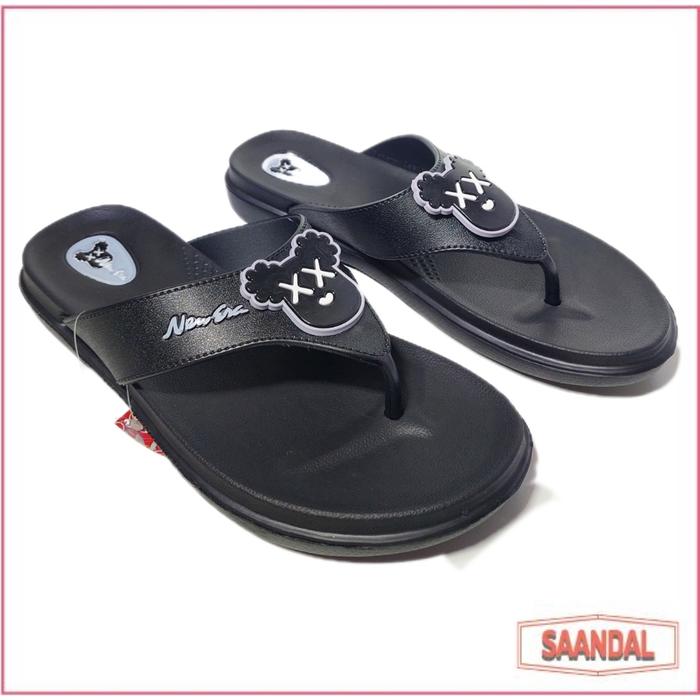 Produk Sandal Jepit Wedges New Era 95111 Character Korea KAWS Wanita