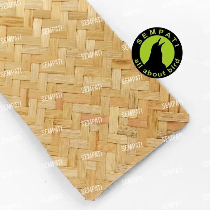 BESEK SIRIP SARANG WALLET ANYAMAN KEPANG BAMBU PANJANG PELAPIS WALET