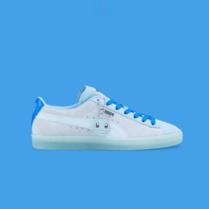 SEPATU Puma POKEMON SUEDE CLASSIC SQUIRTLE NITRO BLUE 387326-01