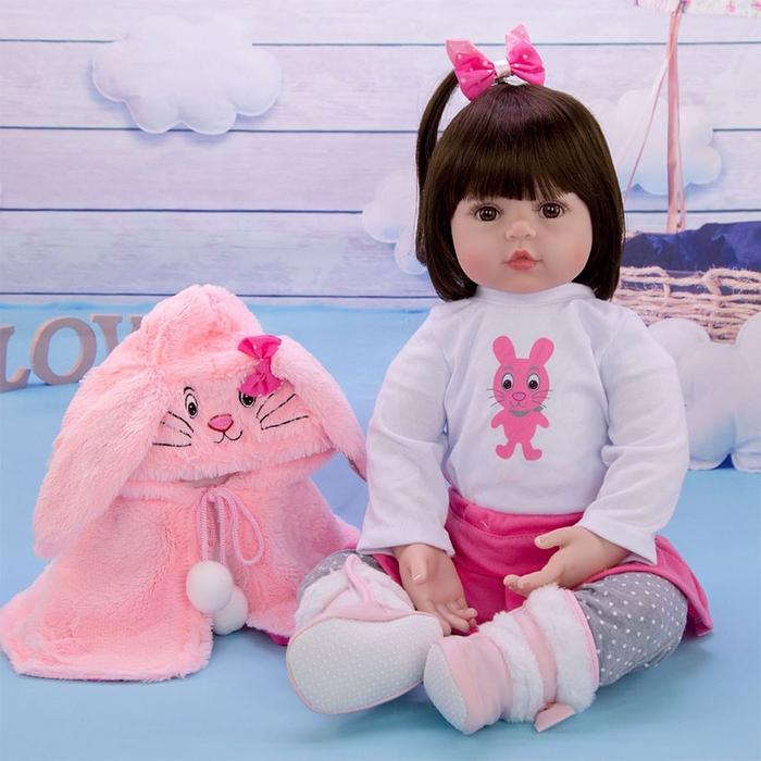 NPK 48 CM Reborn Baby Doll  Real Soft Touch Maddie with