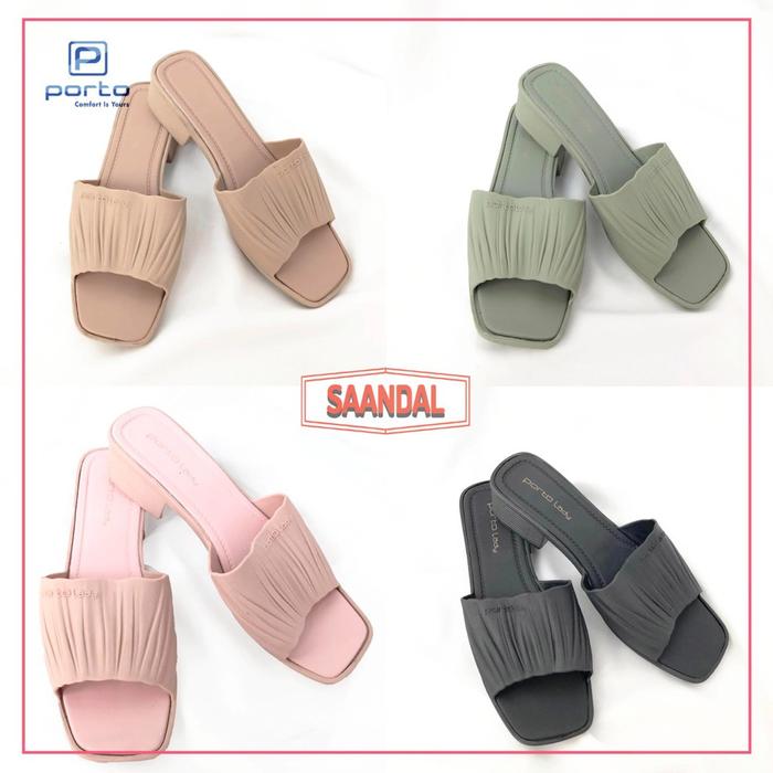 Produk Sepatu Heels Wanita Porto Lady ZEN Model Korea Jelly (BISA