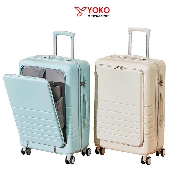 YOKO Koper Bagasi Slot Laptop 20 - 24 inch / Koper Kabin Bagasi Travel
