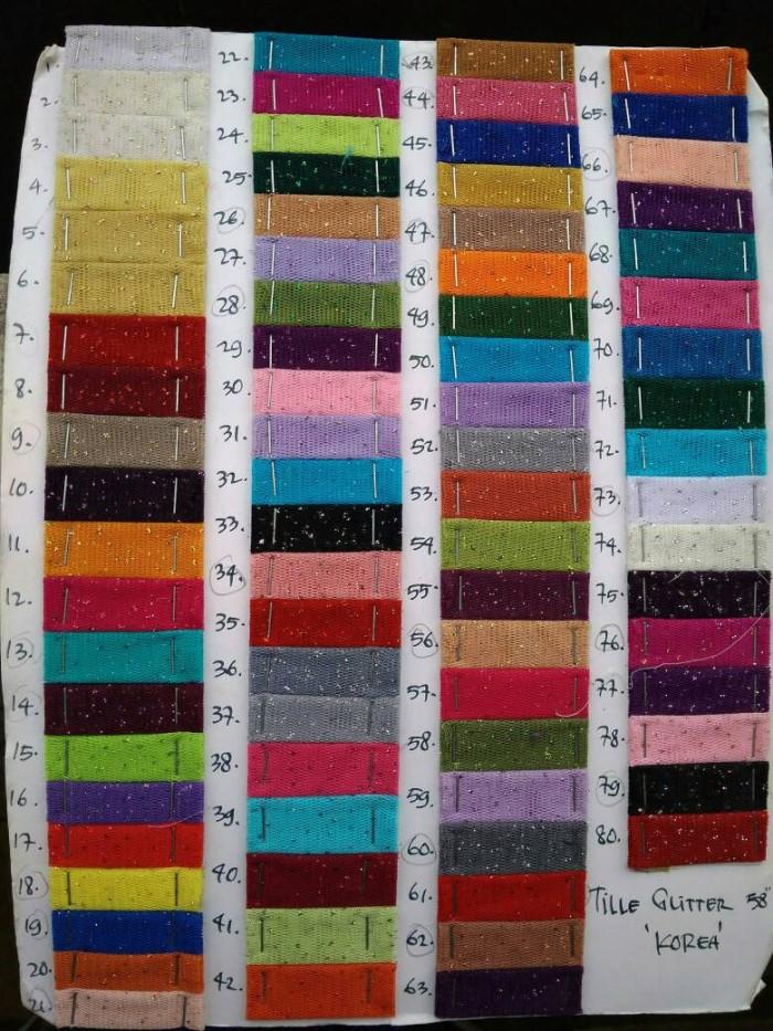 tulle /tile gliter korea