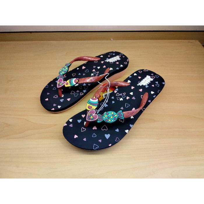 Produk Sandal wedges Anak Perempuan Bata Bubble Gummers Bahan Karet