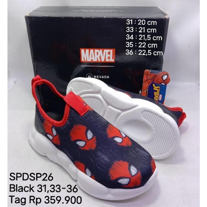 Produk SPDSP26 SEPATU ANAK NEVADA MARVEL SPIDERMAN ORIGINAL Barang