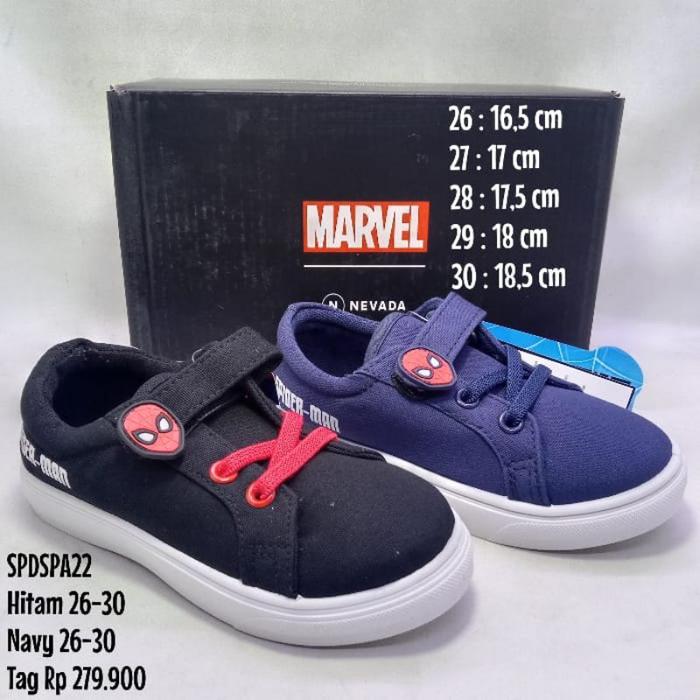 Produk (Size 26-30) SEPATU ANAK NEVADA MARVEL SPIDERMAN Barang