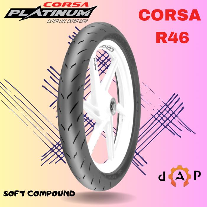 BAN CORSA R46 PLATINUM 150/60-17 TUBELESS BAN MOTOR CBR 250, R25
