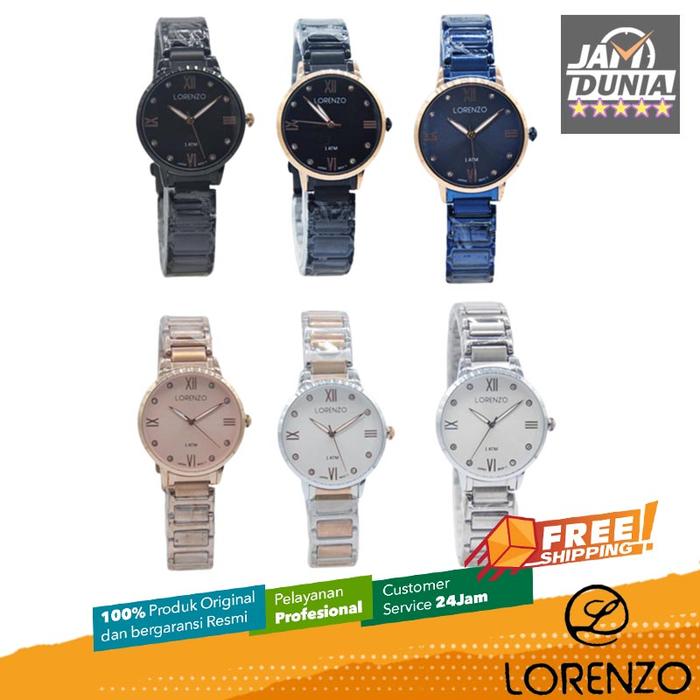 JAM TANGAN LORENZO WANITA 7105L LORENZO 7105 L JAM ANALOG LA ST