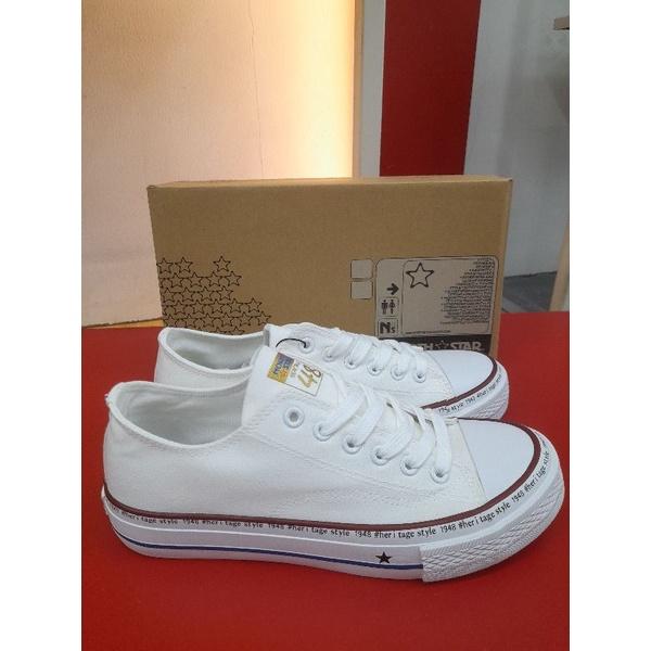 Produk Sepatu Canvas Sneakers North Star Wanita Sepatu Putih By Bata