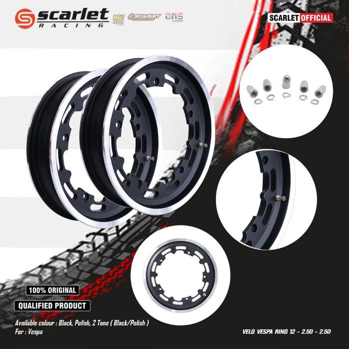 Velg Vespa Ring 12 PNP Tromol Vespa PX Exclusive Excel Original