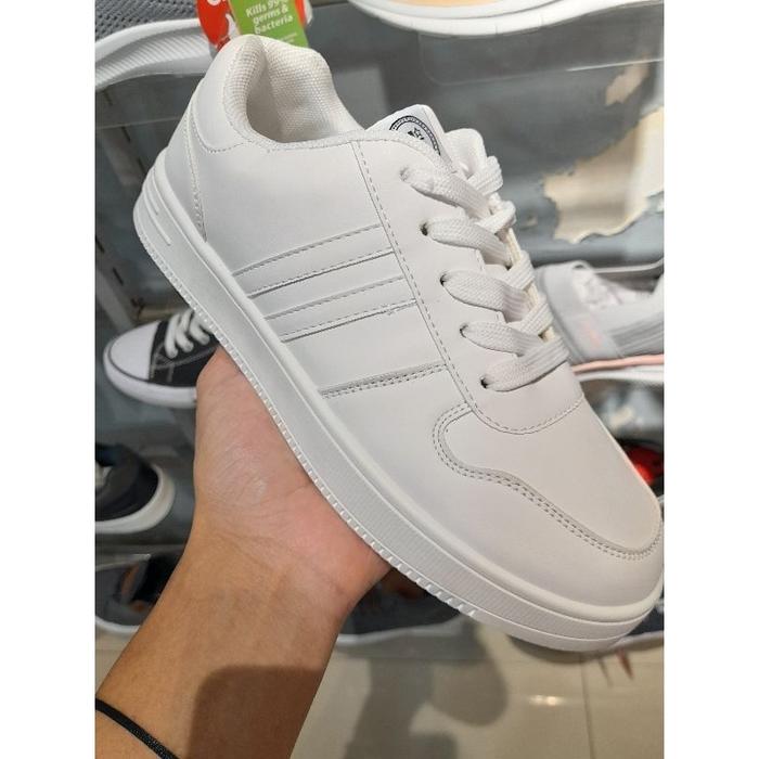 Produk Sepatu Casual Sneakers Wanita North Star Putih Polos Barang