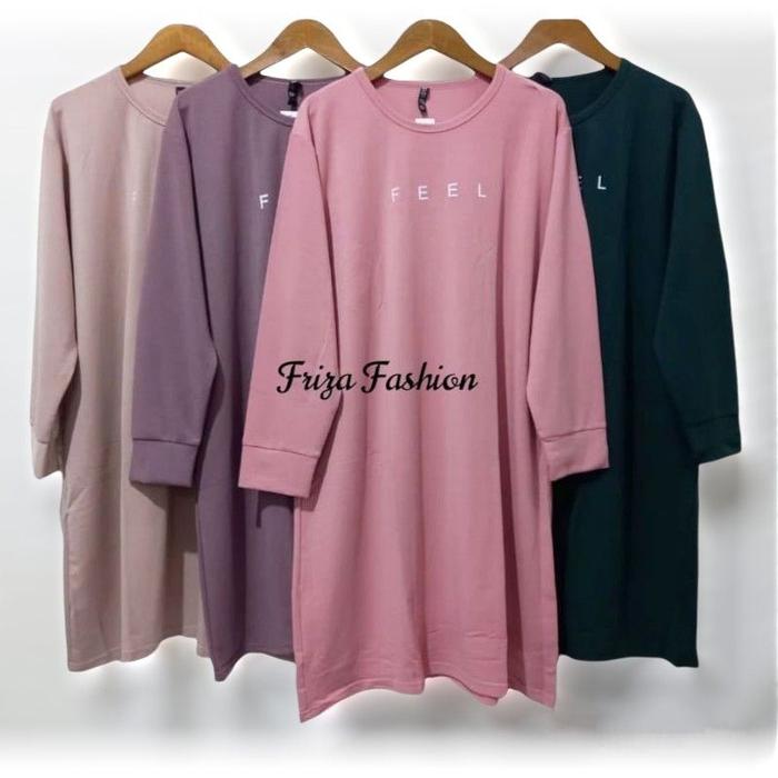 Tunik Ukuran Jumbo / Tunik Kaos Jumbo Oversize