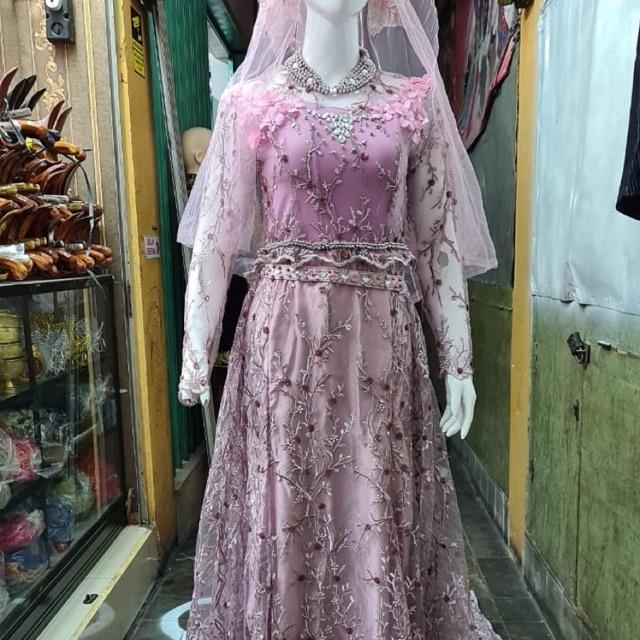 Gaun pengantin modern gaun pengantin anggun gaun pengantin resepsi