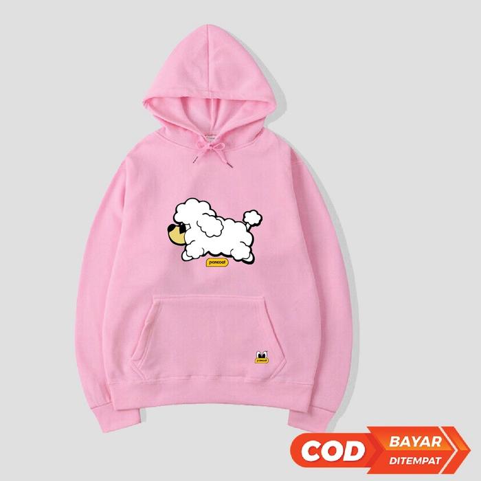 HOODIE JUMPER PANCOAT- PINK SOFT