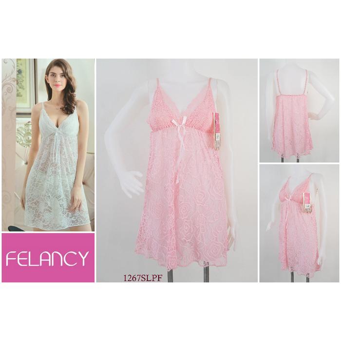 Lingerie Wanita / Pakaian Tidur Felancy NHTWEAR Bahan Full Renda