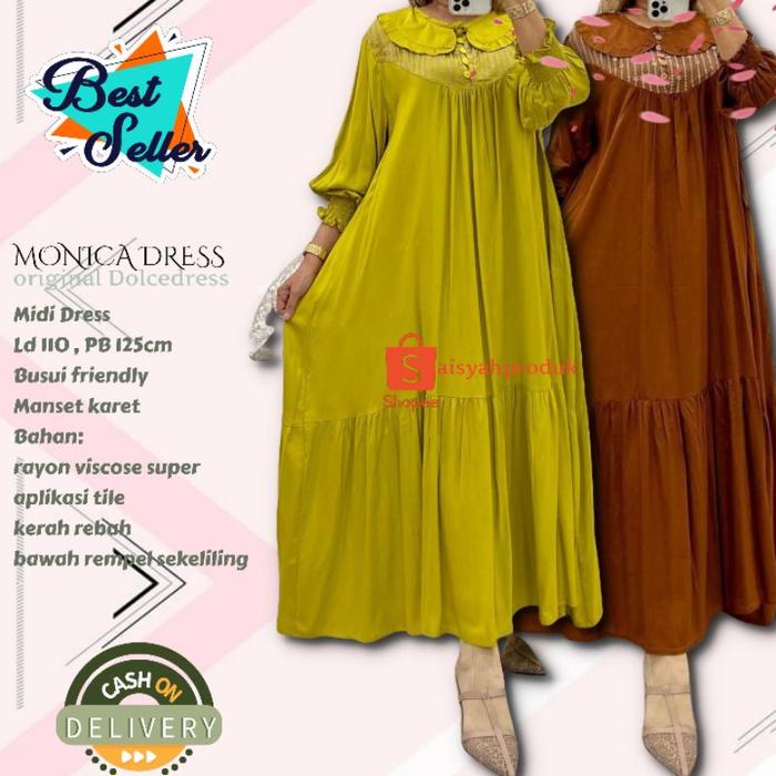 aisyaroduk | Daster Arab Dolce MONICA Midi dress Rayon Ori BEST SELLER