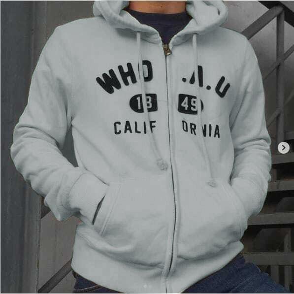 Jaket Hoodie WHO.AU Full Tag California 1849 /Jaket WHO.A.U Premiun
