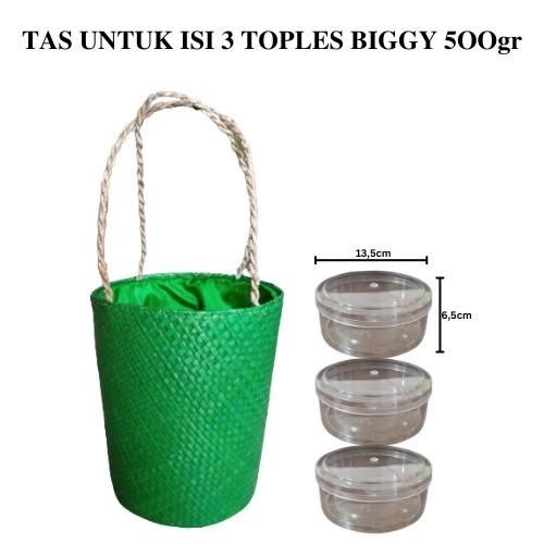 Tas Pandan Parcel Bunga Sulam Tas Hantaran Anyaman Pandan