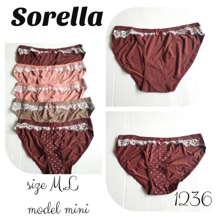 Celana Dalam Wanita SORELLA 1236 - Model Mini