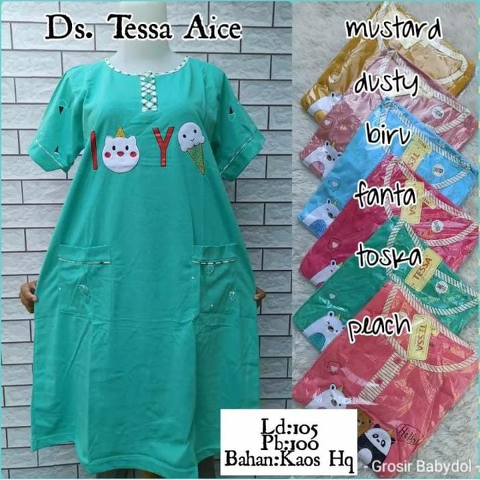 DASTER WANITA MEREK TESSA// BAJU TIDUR DASTER TESSA