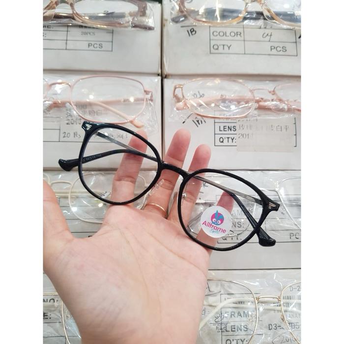 Kacamata Anti Radiasi Bulat Nosepad Ringan 8903