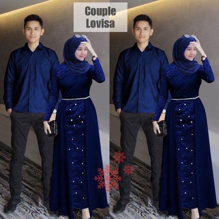 COUPLE LOVISA/LOVISA/PAKAIAN PASANGAN/PAKAIAN PESTA/2IN1