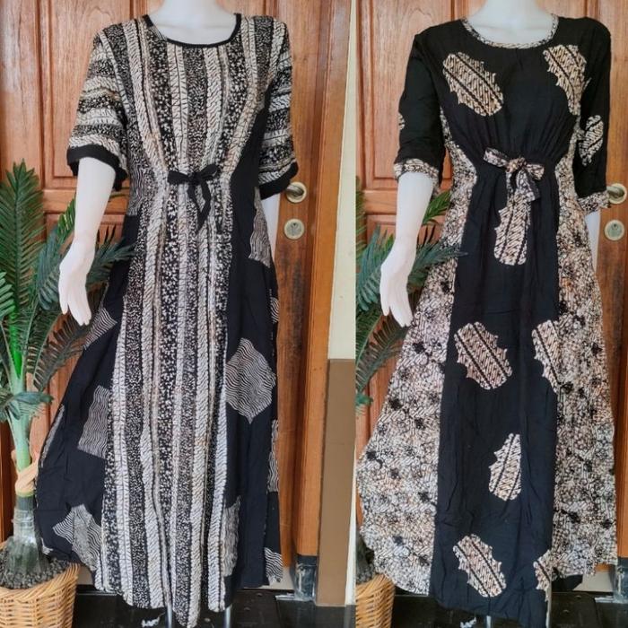 Daster Putri Diana/Huza-Sekdres MAURA Daster Panjang Karet Pinggang