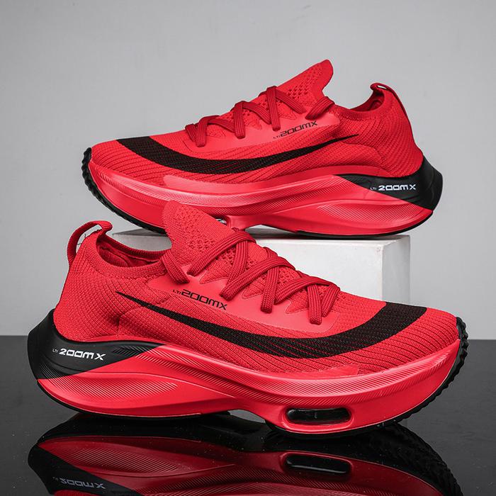 Sepatu Sneakers Sports Casual Zoom AlphaFly Red Black Premium Quality